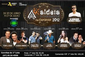 Shows da Boate Aldeia Itinerante na Expopar 2012