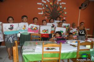 Cras América realiza curso de patchwork