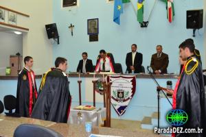 Ordem Demolay faz apresentação na sessão da Câmara Municipal