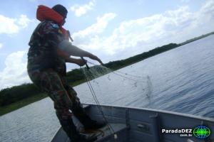 Homem é detido por pesca predatória no rio Barreiro