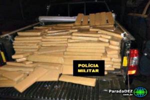 PM prende quadrilha com 700 kg de maconha