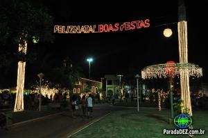 Inauguração da decoração natalina da praça da república