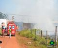 Incêndio nas imediações do CAP